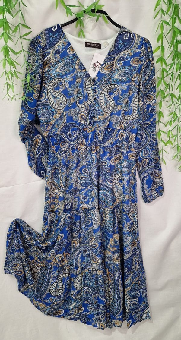 Vestido gasa largo Menglu - Imagen 4