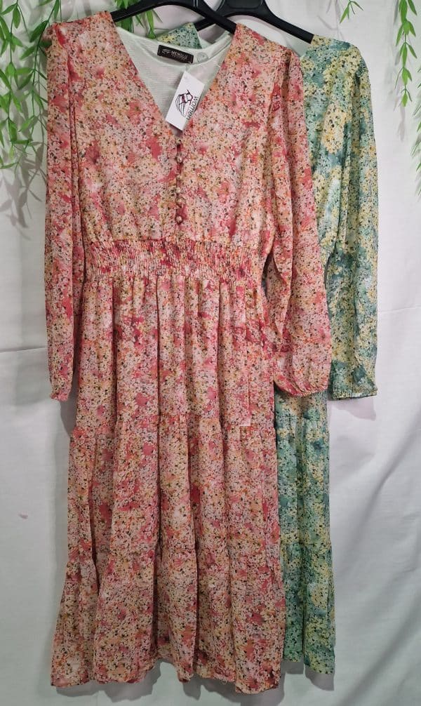Vestido gasa largo Menglu - Imagen 3