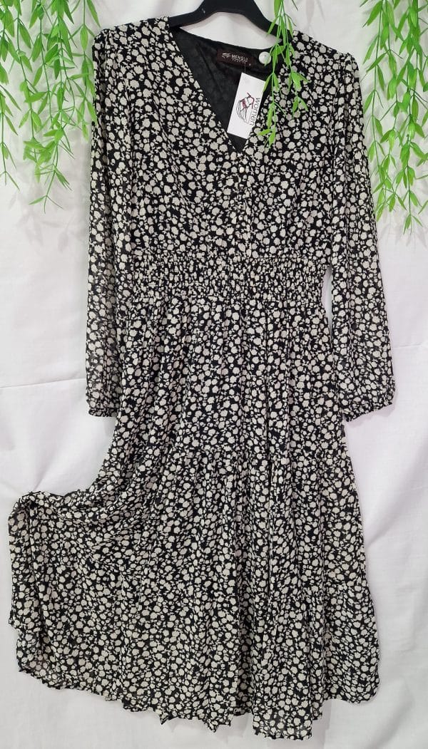 Vestido gasa largo Menglu