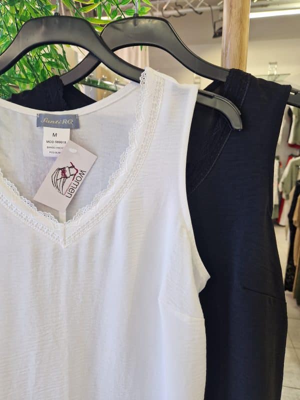 Top escote puntilla 5899 Santi - Imagen 2