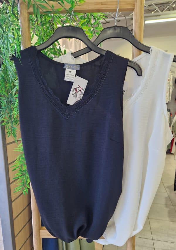 Top escote puntilla 5899 Santi